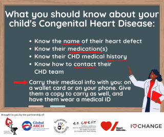 Advocacy information for parents and adults with CHD