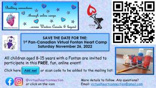 Fontan camp for kids with CHD, virtual camp, heart defects